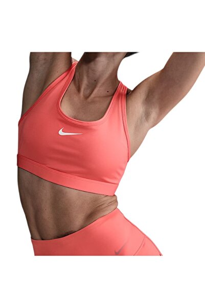 Nike Maiou de alergare Swoosh pentru femei, cu susținere medie, SS 2025 - Por...