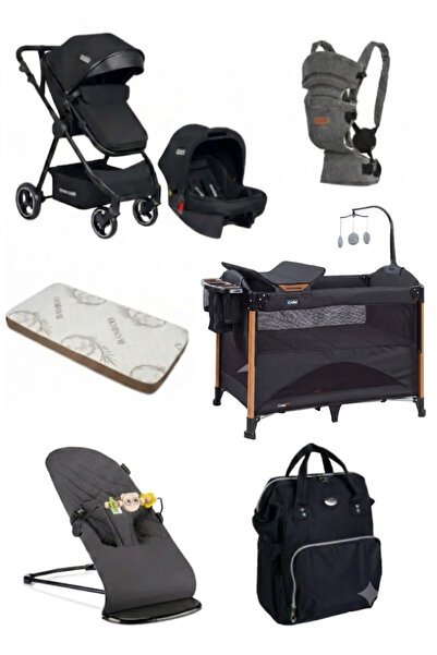 Calvin Baby 8 Parça Lüks Çeyiz Seti Travel Sistem Bebek Arabası,AnneYanı,AnaK...