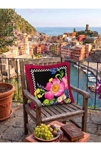 nunuteks evinizi renklendirin Tasseled Throw Pillow Cover |   Double Sided | ...