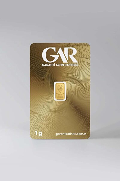GAR 24 Ayar 1 Gram Külçe Altın