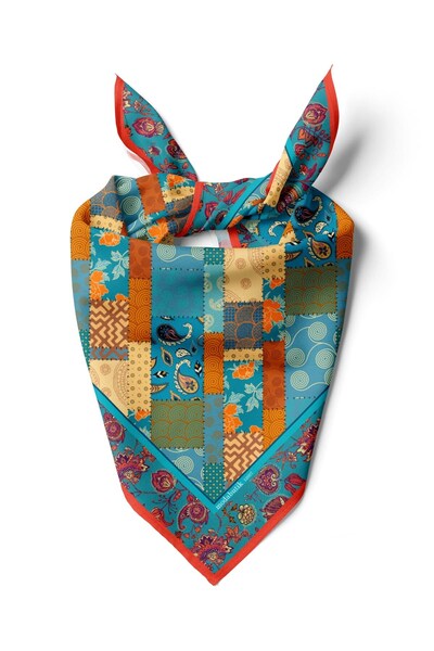 Modabutik Violla C2 ETNIK ŞALLI BANDANA DG12097