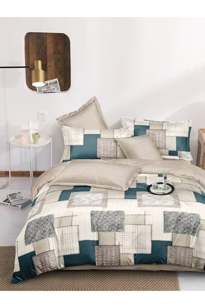 MILANO COLLECTION Set Lenjerie Pat Dublu Finet 6 Piese MC-6013