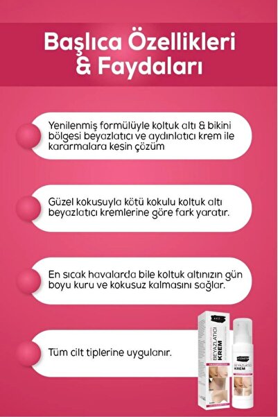 aks kozmetik Cilt Beyazlatıcı Krem 100 ml