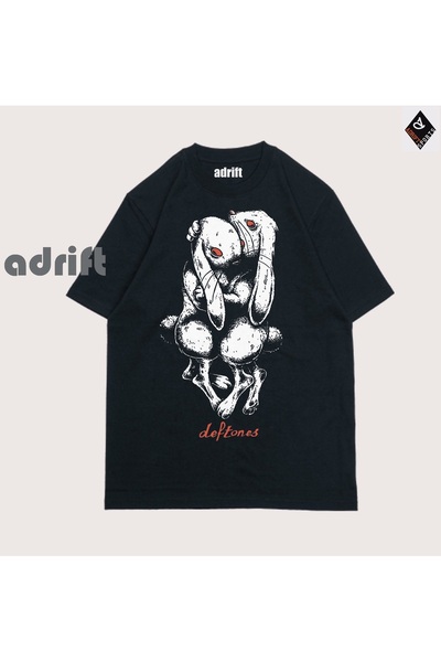 Adrift Y2K Unisex Harajuka Deftones Unisex Oversize Kalıp Tişört