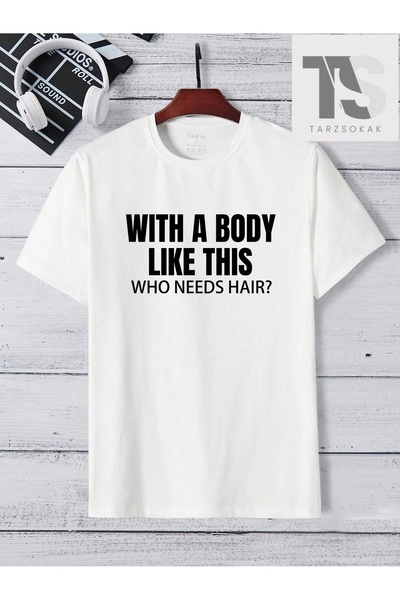Tarzsokak Muški slogan Štampano T-shirt