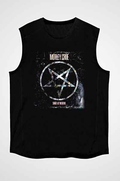 Adrift Μπλουζάκι Mötley Crüe Μαύρο Αμάνικο T-shirt