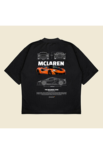 Tarzsokak Mclaren 720s Boxy Fit Oversize kroj Unisex Majica – Štampano T-Shirt |