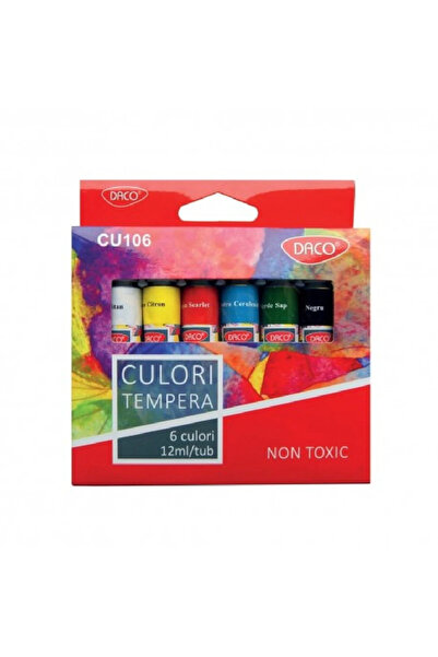 daço Culori tempera 6 culori