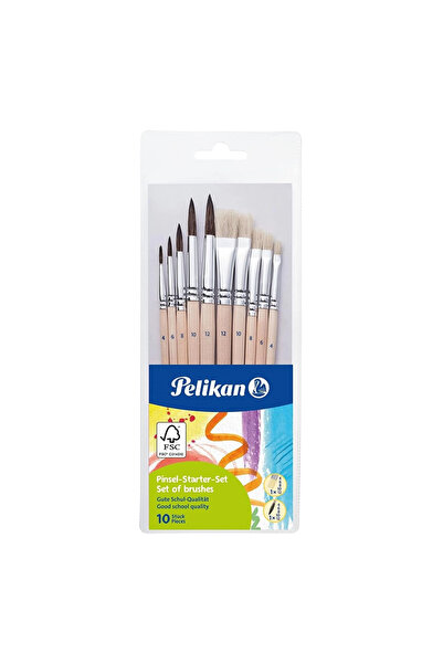 Pelikan Pensule pentru incepatori PELIKAN, 10 buc/set
