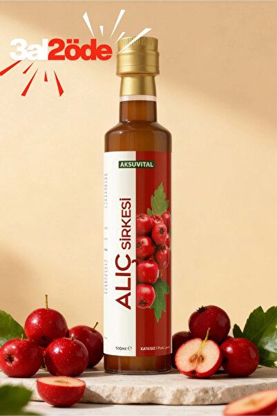 Aksu Vital Alıç Sirkesi 500 ml - Katkısız, Doğal Fermantasyon