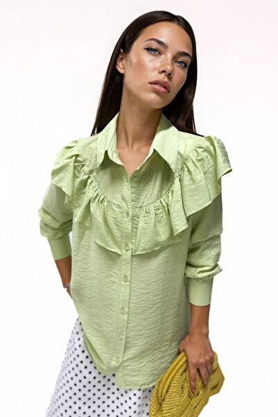 Hiccup Bdart Long Comfortable Textured Shirt