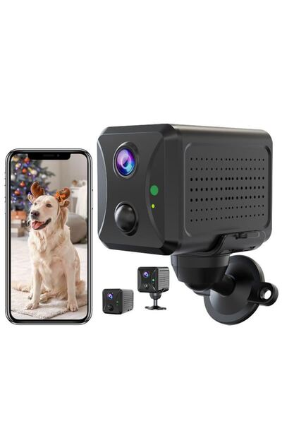 Sezy Şarjlı Mini Güvenlik Kamerası 1080p Full HD IP Kamera Uzaktan İzleme Uzu...