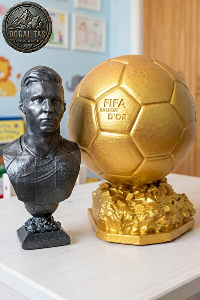 Craft3D Atölye Messi 13 Cm Boyunda-ballon D'or 15 Cm Boyunda-hediye Paketi Il...