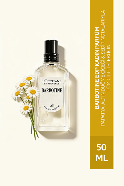 L'Occitane Barbotine Parfüm, EDP, Kadın, Papatya, Altın Düğme Çiçeği ve Sedir...