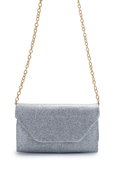 minebag Envelope Cover Self-Chain Women's Crossbody Bag Mina Silvery Silver