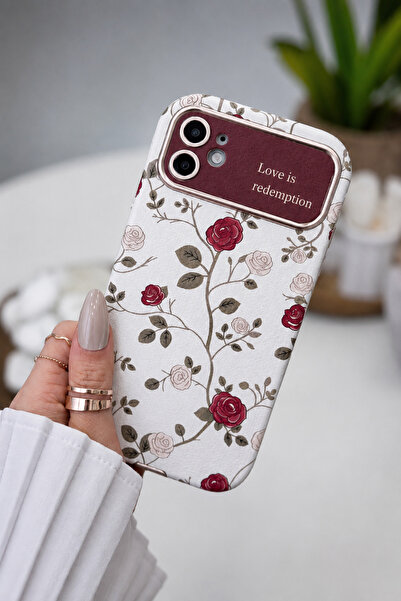 Go Aksesuar Iphone 11 Uyumlu Kaplama Kamera Baskı Mini Çiçek Tasarımlı Esnek ...