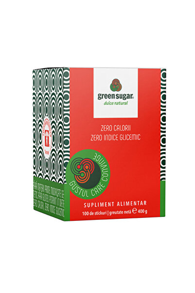 Remedia Îndulcitor pudră, zahăr verde, cutie x 100 de batoane