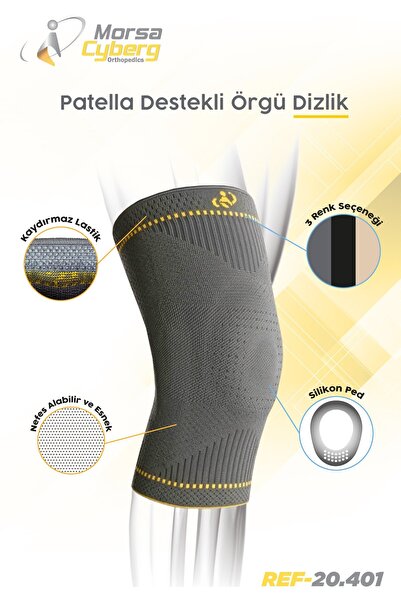 MORSA CYBERG Örgü Patella Destekli Dizlik