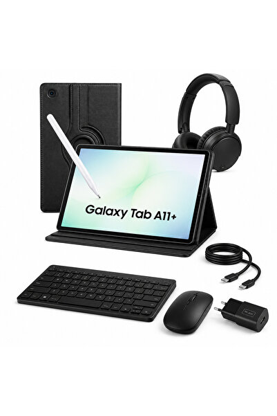 Samsung Galaxy Tab A11 Plus 6gb 128gb 11 İNÇ KILIF+KALEM HEDİYE+BAŞLIK+KLAVYE...