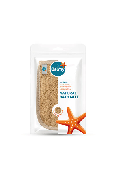 Bali Balmy Natural Loofah Bath Mitt