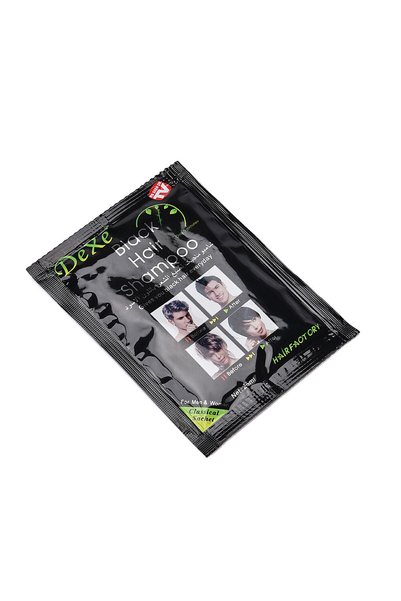 Dexe Set de șampon colorant pentru păr negru 10 x 25 ml