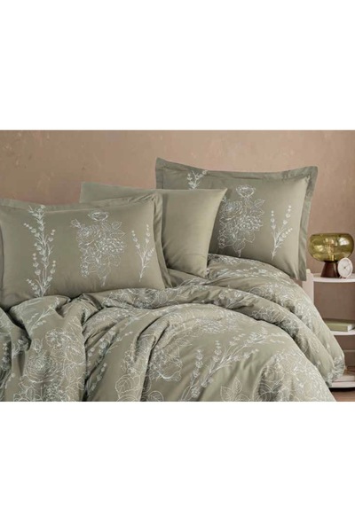 ŞENER HOME غطاء وسادة كلاسي رانفورس 2 لي 50x70 +5 سم مع كشكشة