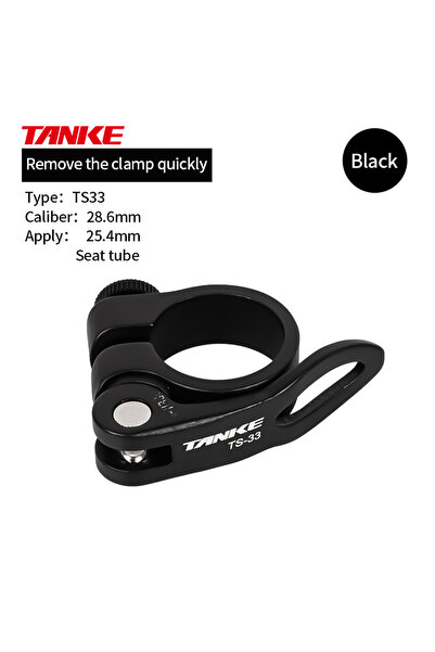 Choice TS33-28.6mm black TANKE-MTB Road Bike Seat Post Clamp,fast ReleasUltra...