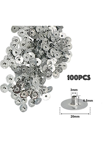 Choice 20mm 100pcs 100PCS Candle Wick Tabs Metal Sustainer Tabs Multi-Purpose...