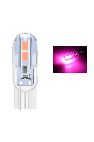Choice12 Nomarl purple pink 10pcs T10 W5W 5W5 194 168 LED Clearance Lamp Flas...