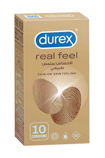 Durex Durex Real Feel Condoms for Men - Skin Feel (Pack of 10)