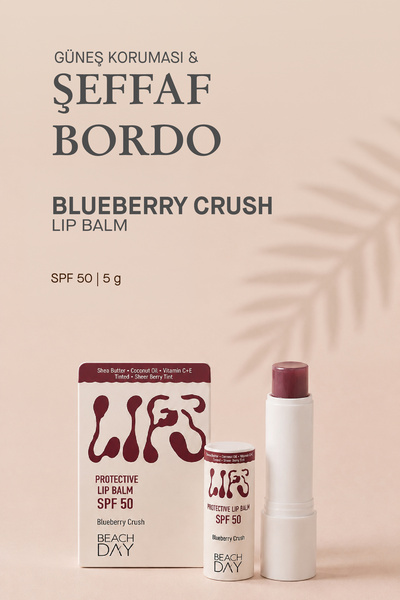 BEACH DAY Lips Blueberry-Crush 50F 5g Lip Protector Blueberry