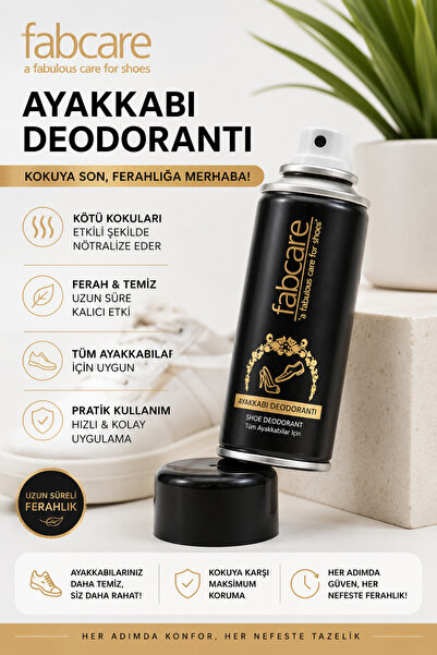 Fabcare Ayakkabı Deodorantı Sprey – Kötü Kokuları Nötralize Eden Ferahlatıcı ...