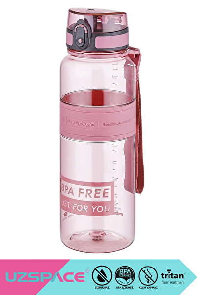 Uzspace 1000ml Large Size New Collection Silicone Body Tritan Water Bottle wi...