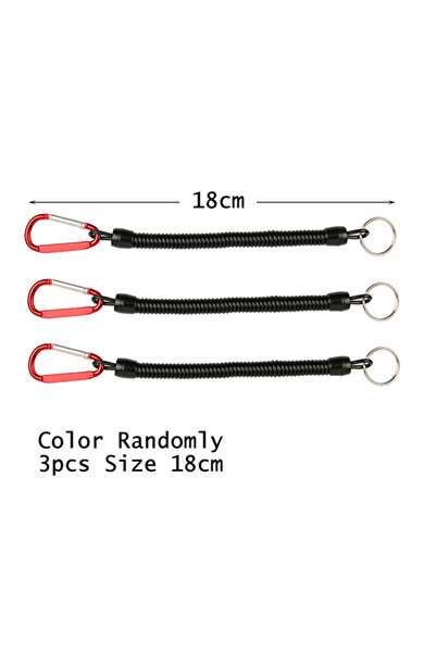 Choice 3pcs size 18cm Goture 3pcs Fishing Lanyard 12cm/15cm/18cm Boating Fish...