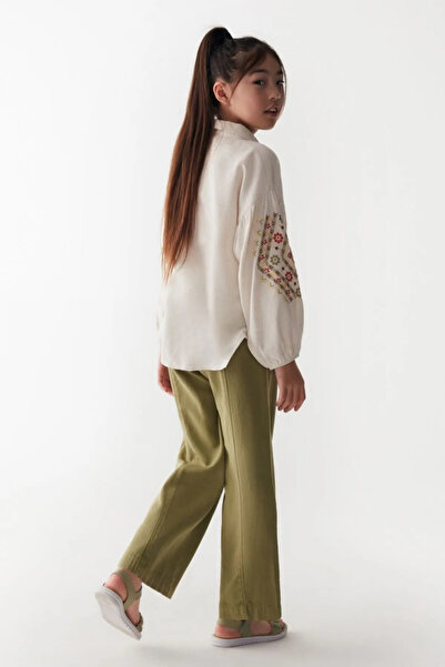 HAUSEkids 8-14 Years Old Cappadocia Girl's Pants Suit -Cream-