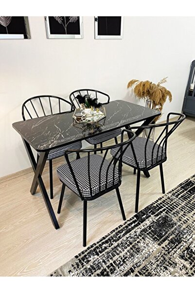 stone concept mobilya meric kaya Yemek Masa Takımı Mutfak Masası Sırt Minderl...