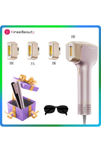 KINSEI BEAUTY جهاز إزالة الشعر بالليزر T36 مع مستشعرات مزدوجة DSS، مزيل شعر غ...