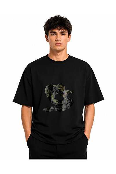 Inscriptie Tricou Unisex Bumbac Premium Casual " Cobra "