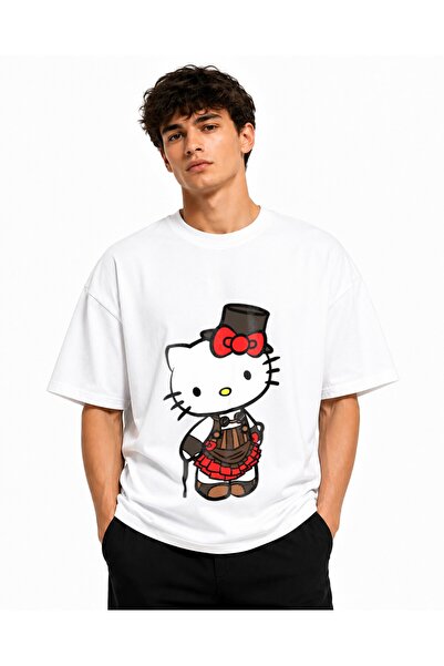 Inscriptie Ουνισέξ Βαμβακερό T-Shirt Υψηλής Ποιότητας  "Hello Kitty, Ημέρα το...