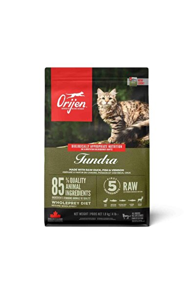 Orijen Tundra Tüm Irk ve Yaşam Evreleri İçin Kedi Maması 1,8 kg
