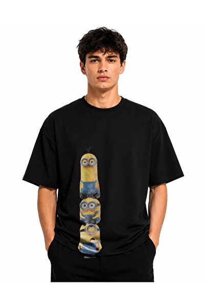 Inscriptie Unisex Premium Cotton Casual T-Shirt "Minion bob kevin stuart"