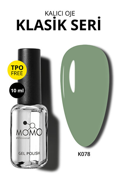 MOMO professional Kalıcı Oje K078, Kaktüs Yeşili, 10 ml