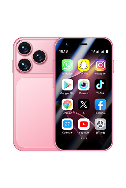Choice4 Pink ONEMYTH A17 Mini Android8.1 Smart Phone 3.0 Inches 2GB RAM 16GB ...