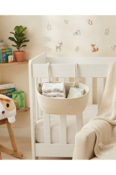 afralya home Beşik yanı düzenleyici, asılabilir sepet, bebek bezi sepeti beşi...