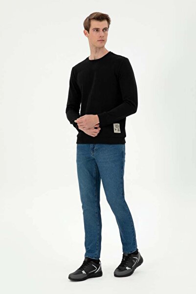 U.S. Polo Assn. يو اس بولو اسن. ديستو-إم بنطال جينز رجالي أزرق 1824595