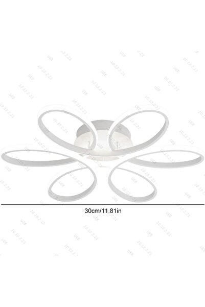 Choice7 APWIKOGER White Tri color Ligh LED Ceiling Lamp Three Colors Flush Mo...