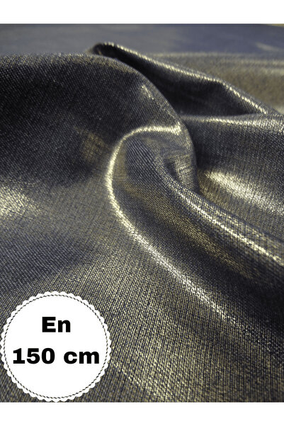 Narin Kumaş Evi Parlak Baskı Denim Kumaş