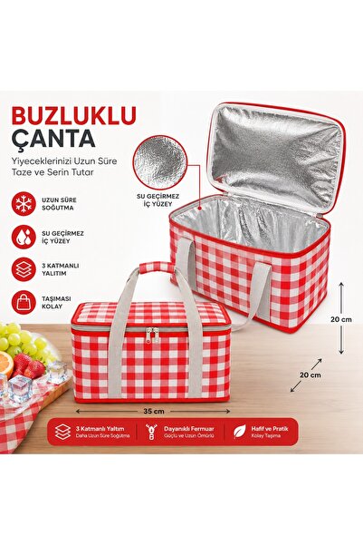 BE ACTİVE Be Active Beach Bag with Cooler Camping Picnic Travel Hot Cold Hold...