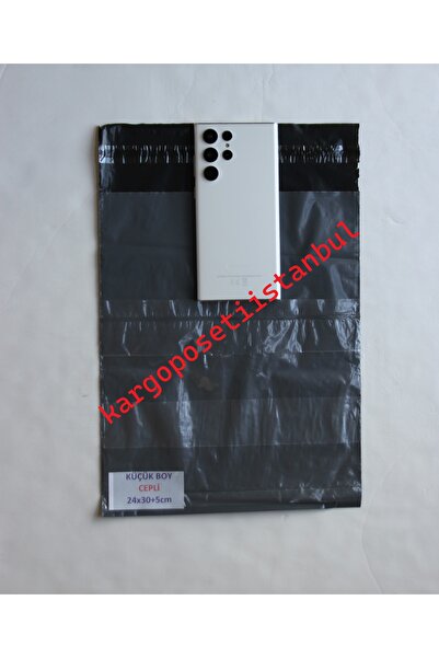 DİĞER1111 CEPLİ - 100 ADET KÜÇÜK BOY CEPLİ KARGO POŞETİ - 24x30x5 cm