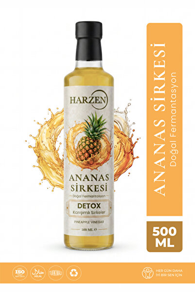 Harzen Ananas Detoks Sirkesi | Elma Sirkesi, Limonlu Sarımsak Sirkesi & Alıç ...